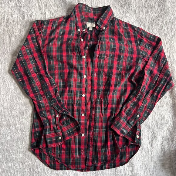 Club Monaco plaid shirt (men's, small) - Picture 1 of 2